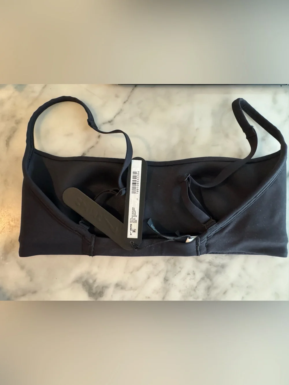 SKIMS Black Microfiber Bralette